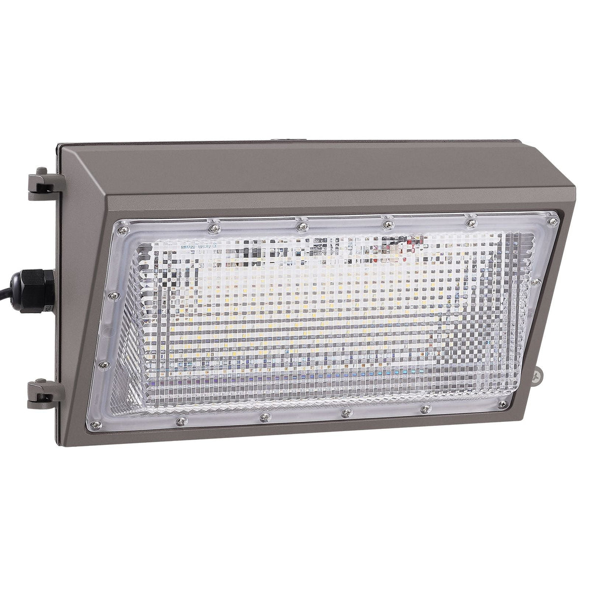 2PCs LED Wall Pack Lights, 100W 10800LM, 5000K Commercial Outdoor Lights Security Lighting Fixture, with Intelligent Light Sensing 180 LED beads Energy Saving for Garages Yards, IP65 Waterproof