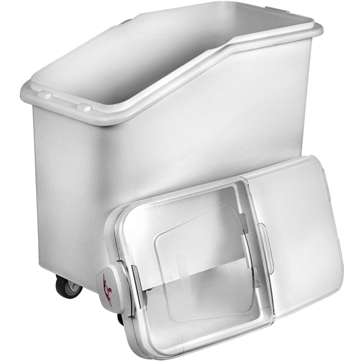 2x Ingredient Bin With Casters 21 Gallon Food Safe Restaurant Kitchen Flour Bins