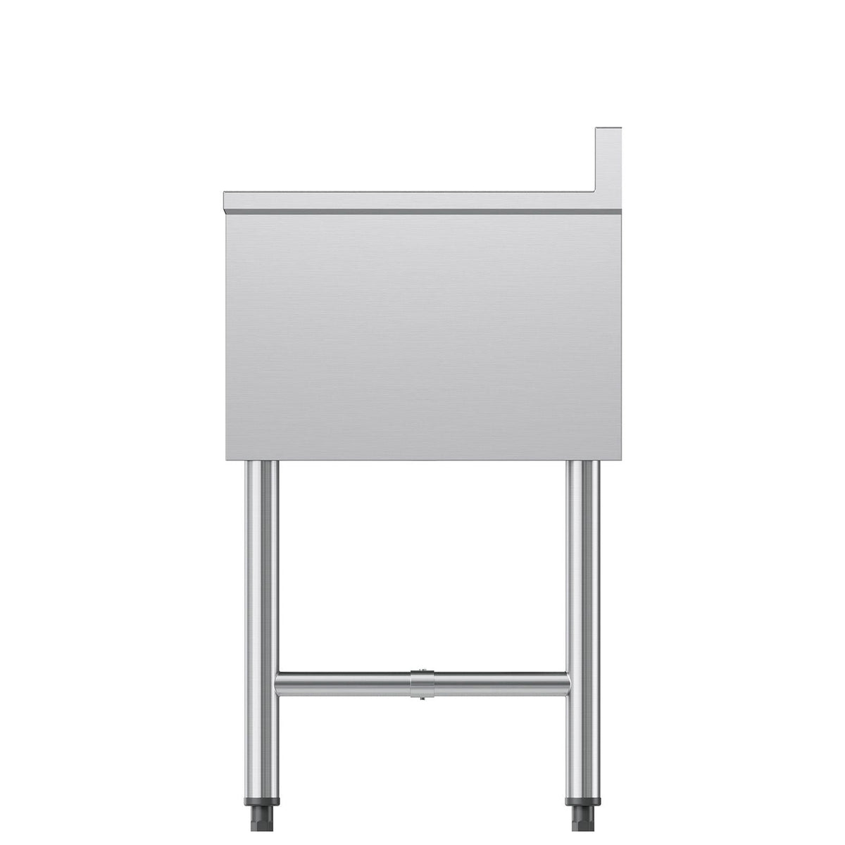 3 Compartment Sink, 18-Gauge 304 Stainless Steel, 10" x 14" x 10" Bowl Size, 3 Bay Commercial Under Bar Sink with Backsplash and Efficient Drainage for Kitchen, Restaurant, Food Truck & Home Use