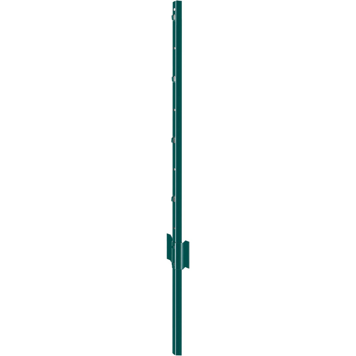 3 Feet Fence Post, 10 Pack U-Channel Heavy Duty Metal Fence Posts, Sturdy Steel Fence Stakes for Garden Yard, Lawn, Farms and Outdoor Wire Fencing, Green
