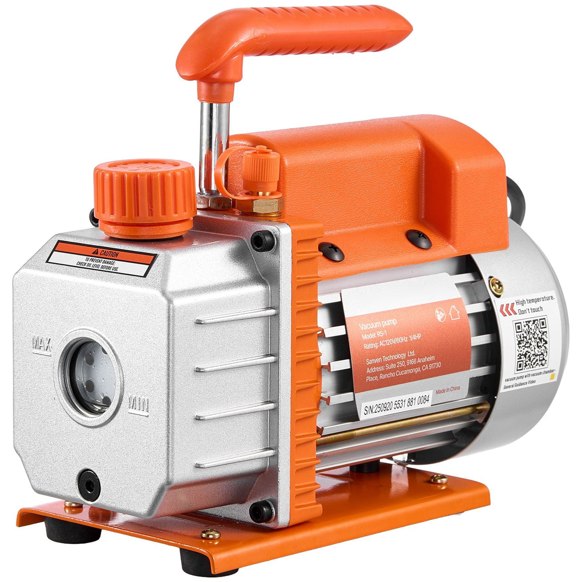 3 Gallon Vacuum Chamber with Pump, 3.5 CFM, Single Stage Vacuum Pump, Stainless Steel Degassing Chamber Kit with Tempered Glass Lid, 5 ft Hose, for Stabilizing Wood Degassing Silicone Resin