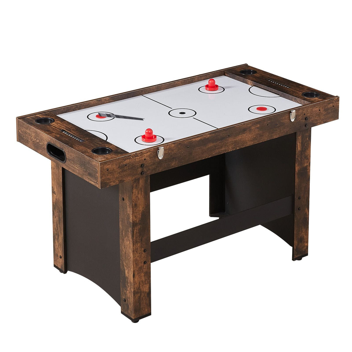 3-in-1 Combo Game Table Set, 54" Air Hockey Table, Multi Combination Table with Air Hockey, Ping Pong, Foosball, Pushers & Pucks, Air Powered Arcade Hockey Table for Family Game Room Office