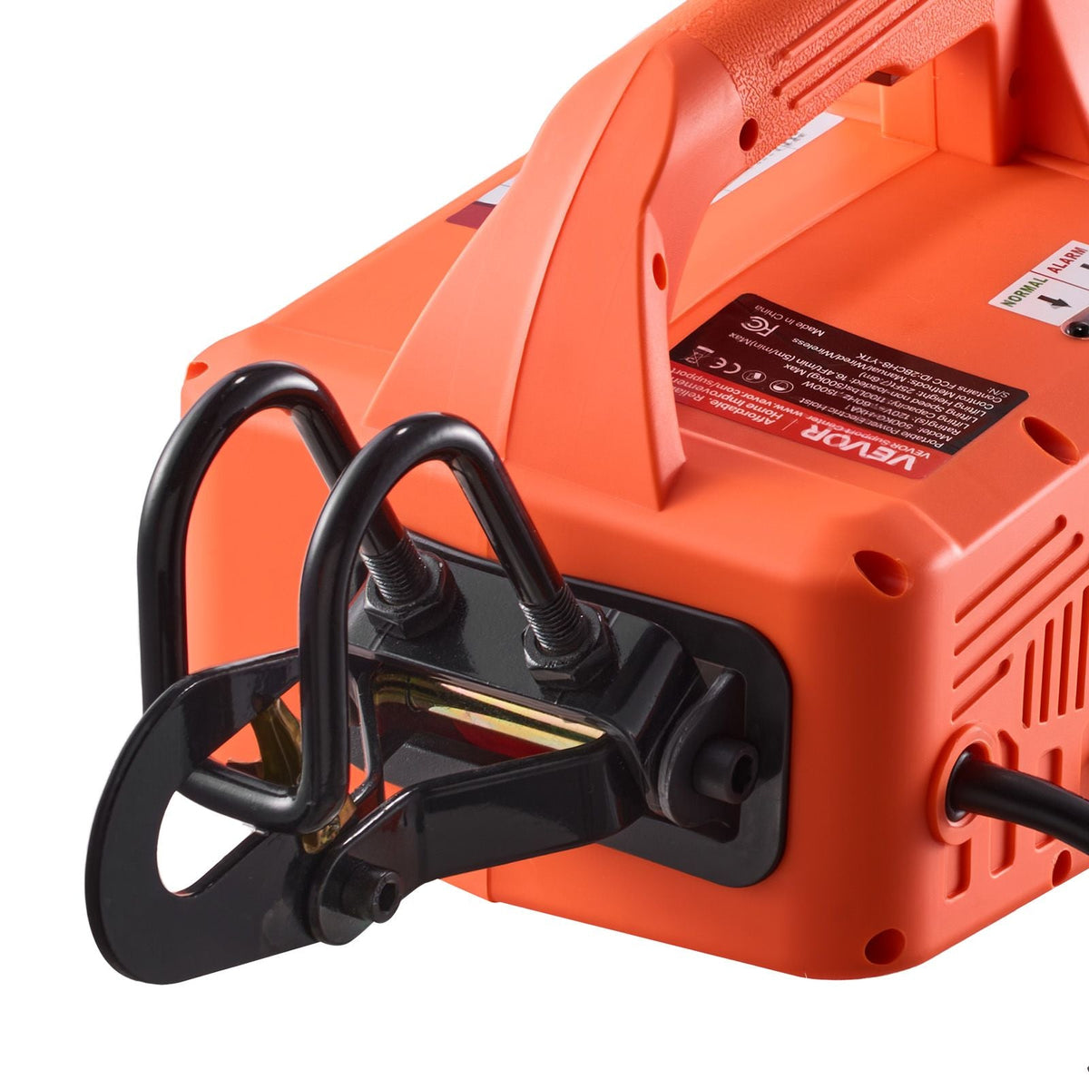 3-in-1 Electric Hoist Winch, 1100 lbs Capacity, 1500W Portable Electric Power Winch, 25 ft Lifting Height, 16.4 ft/min with Manual, Wired & Wireless Remote Control for Factory, Warehouss, Garage