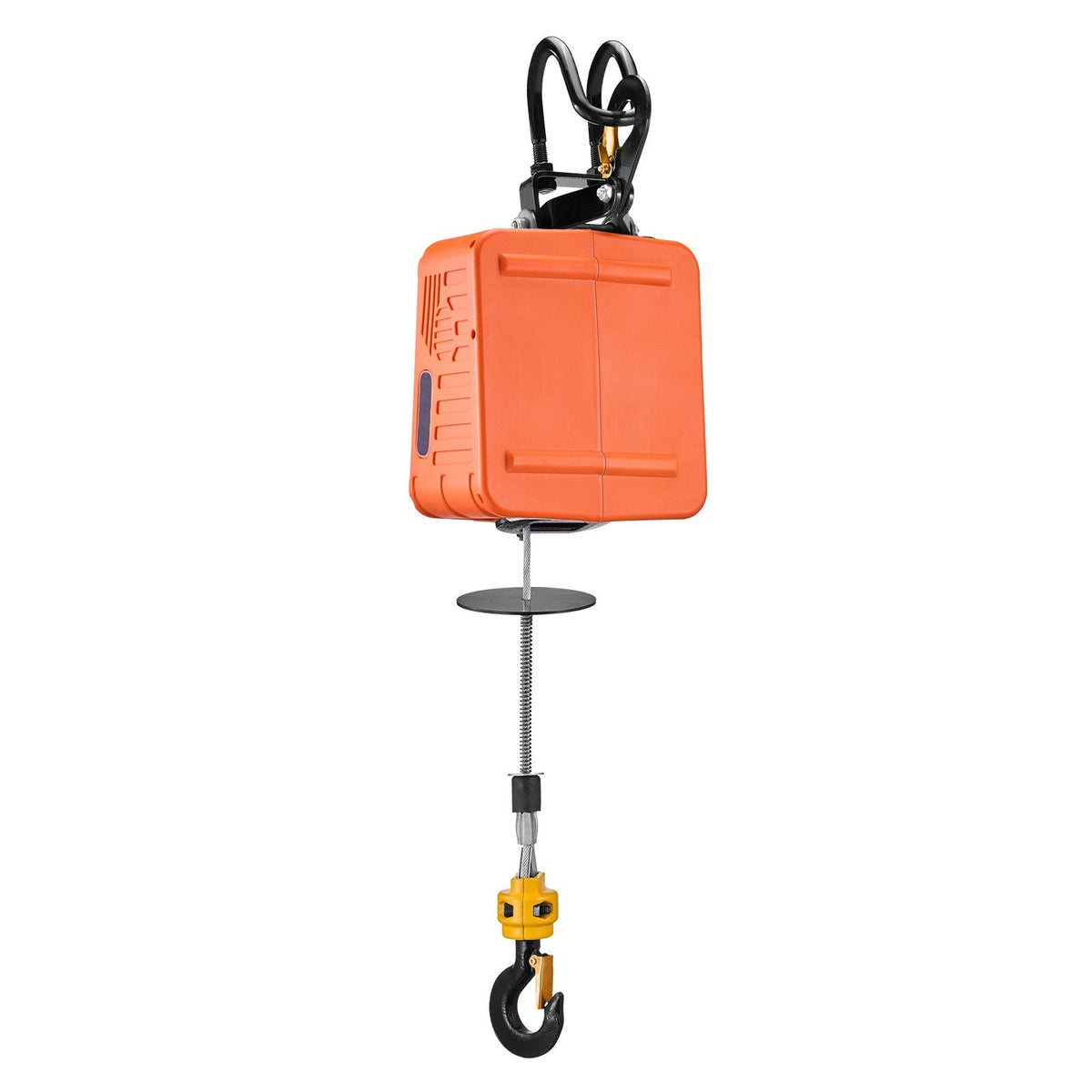 3-in-1 Electric Hoist Winch, 1100 lbs Capacity, 1500W Portable Power Winch, 30 ft Lifting Height, 16 ft/min with Wire and Wireless Remote Control, for Garage, Warehouse, Factory Lifting Towing