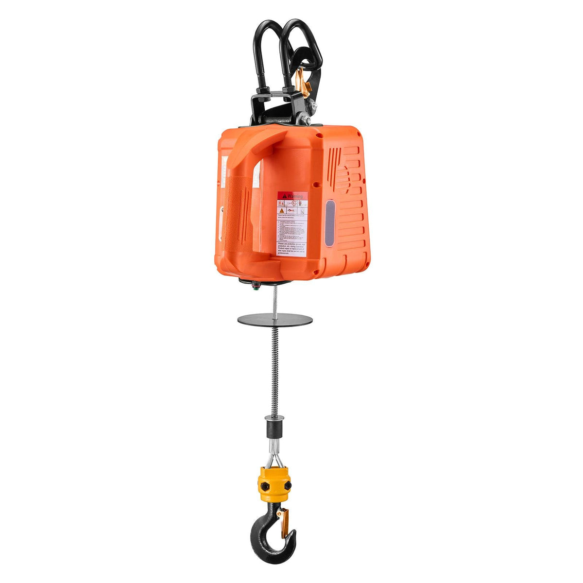 3-in-1 Electric Hoist Winch, 1100 lbs Capacity, 1500W Portable Power Winch, 30 ft Lifting Height, 16 ft/min with Wire and Wireless Remote Control, for Garage, Warehouse, Factory Lifting Towing