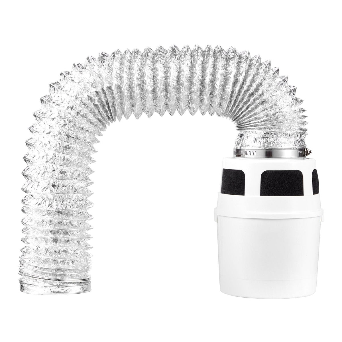 3-in-1 Indoor Dryer Vent Kit, with Bucket for Electric Dryer with 4-Inch by 5-Feet Extendable Exhaust Hose, Premium Quality & Light Weight & No Extra Accessories Required for Apartments, RVs
