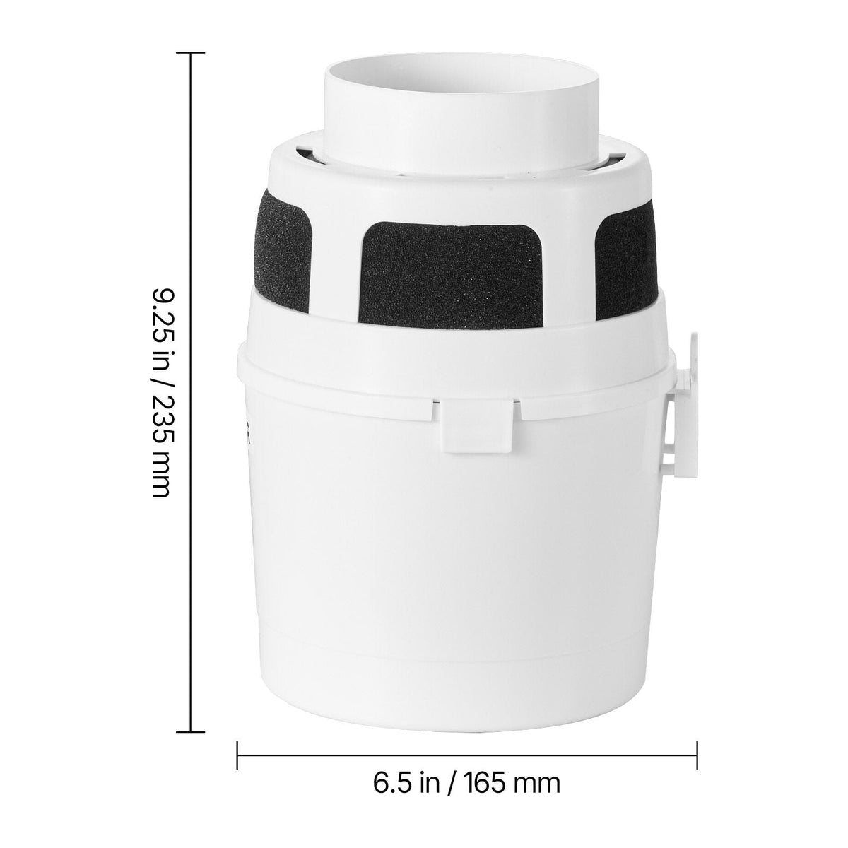 3-in-1 Indoor Dryer Vent Kit, with Bucket for Electric Dryer with 4-Inch by 5-Feet Extendable Exhaust Hose, Premium Quality & Light Weight & No Extra Accessories Required for Apartments, RVs