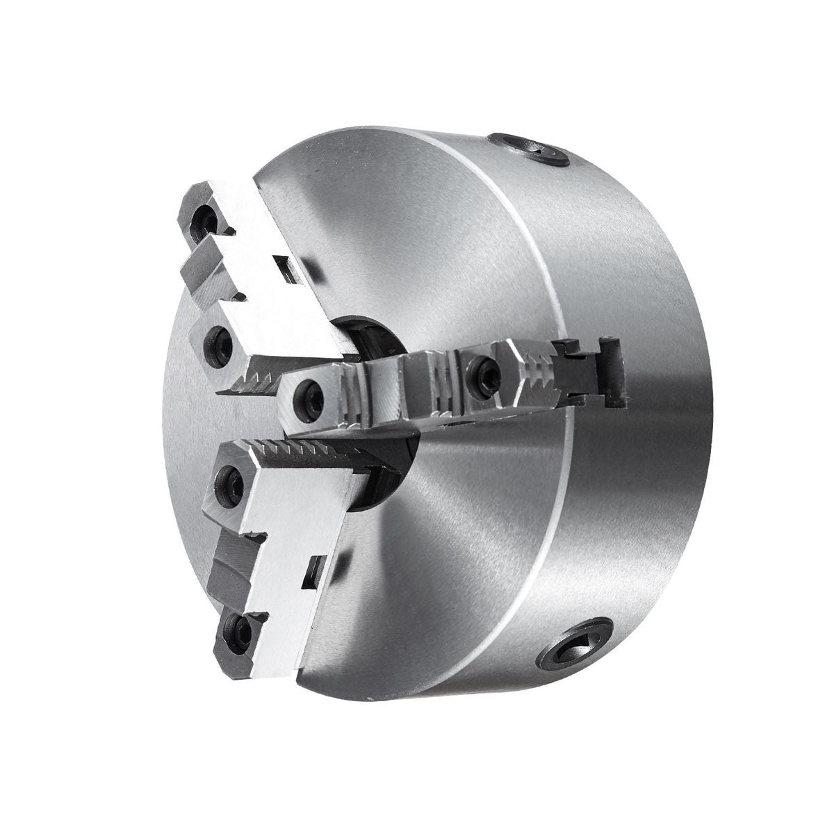 3-Jaw Lathe Chuck, 8'', Self-Centering Lathe Chuck, 0.16-8 in/4-200 mm Clamping Range with T-key Fixing Screws Hexagon Wrench, for Lathe 3D Printer Machining Center Milling Drilling Machine