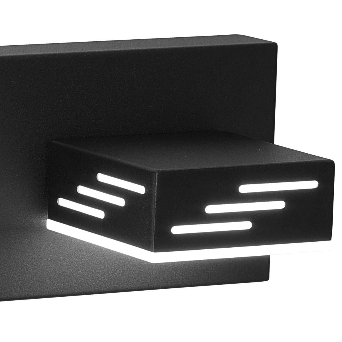 3-Light LED Modern Vanity Light Fixtures, 19.69-Inch, Black Finish Bathroom Wall Lighting Fixture Over Mirror, with IP44 Waterproof, for Bathroom, Living Room, Bedroom, Hallway, Cool White 6000K