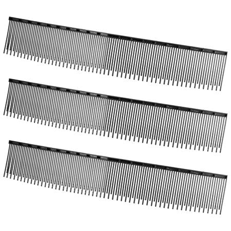 3 Packs Lawn Sweeper Brush Replacement, Compatible with 26 in Lawn & Leaf Collector Sweepers, Yard Sweeper Brush Paddle with Durable V-Shaped Bristles for Easy Grass Leaf Cleanup
