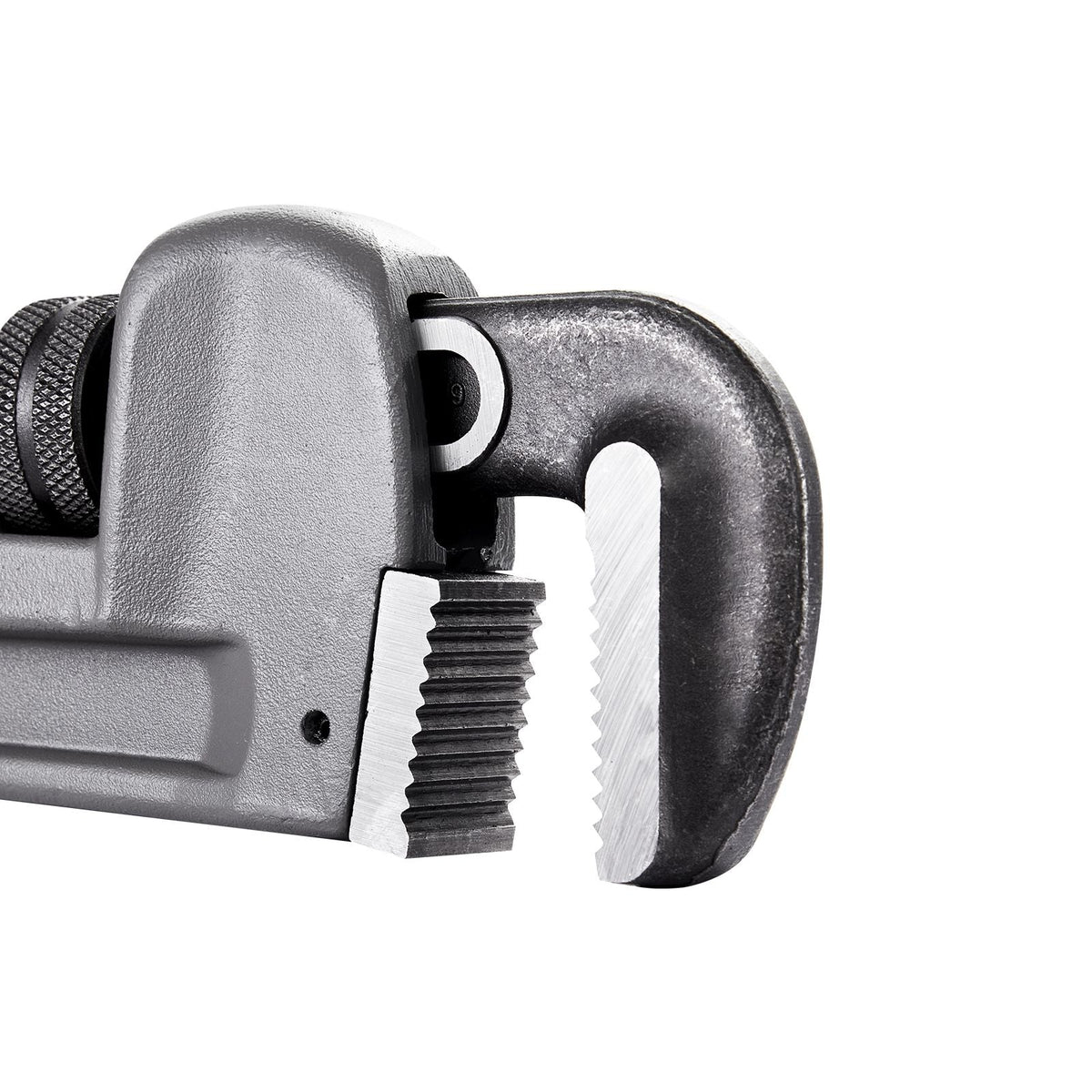 3-Piece Pipe Wrench Set, 10" 14" 18" Aluminum Straight Pipe Wrench, Adjustable Plumbing Wrench, with High Strength Jaw and Ergonomic Handle, Hangable Design, for Water Pipes, Automotive Repairs