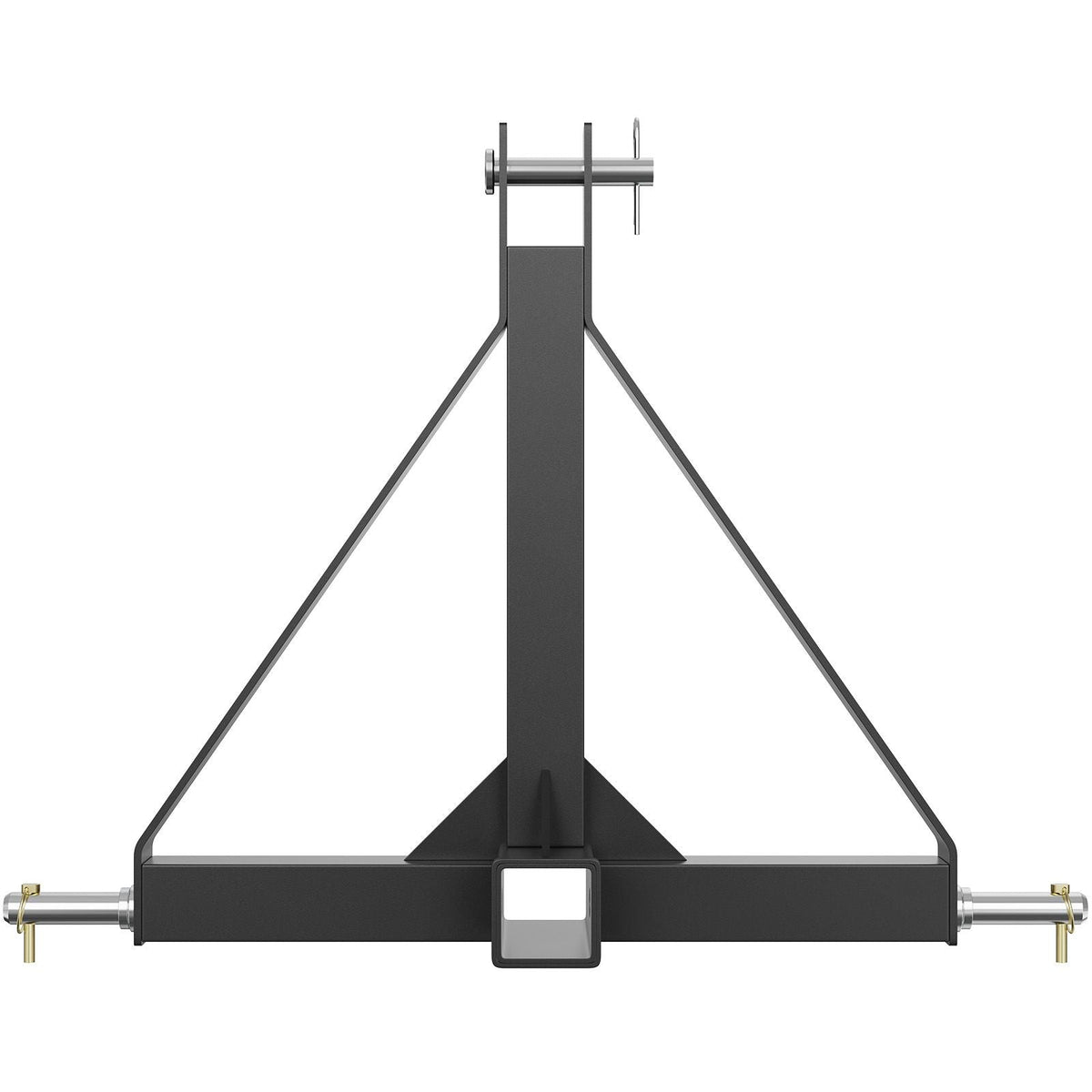 3 Point Hitch Receiver, 3 Point 2" Receiver Trailer Hitch Category 1 Tractor Tow Drawbar Adapter with Pins, Compatible with Kubota, Mahindra, Ford, Yanmar, John Deere, Massey Ferguson