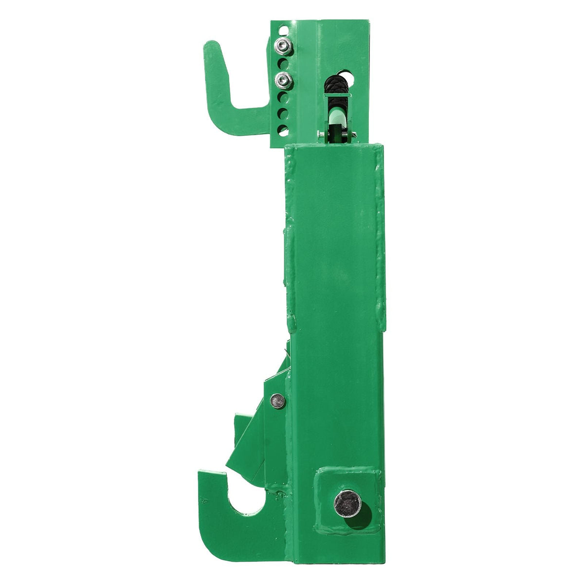 3-Point Quick Hitch, 4000 Lbs Lift Capacity, 3-Pt Trailer Hitch with 5 Level Adjustable Bolt, Adaptation to Category 2 Tractor, Heavy Duty 3 Point Attachments, Green