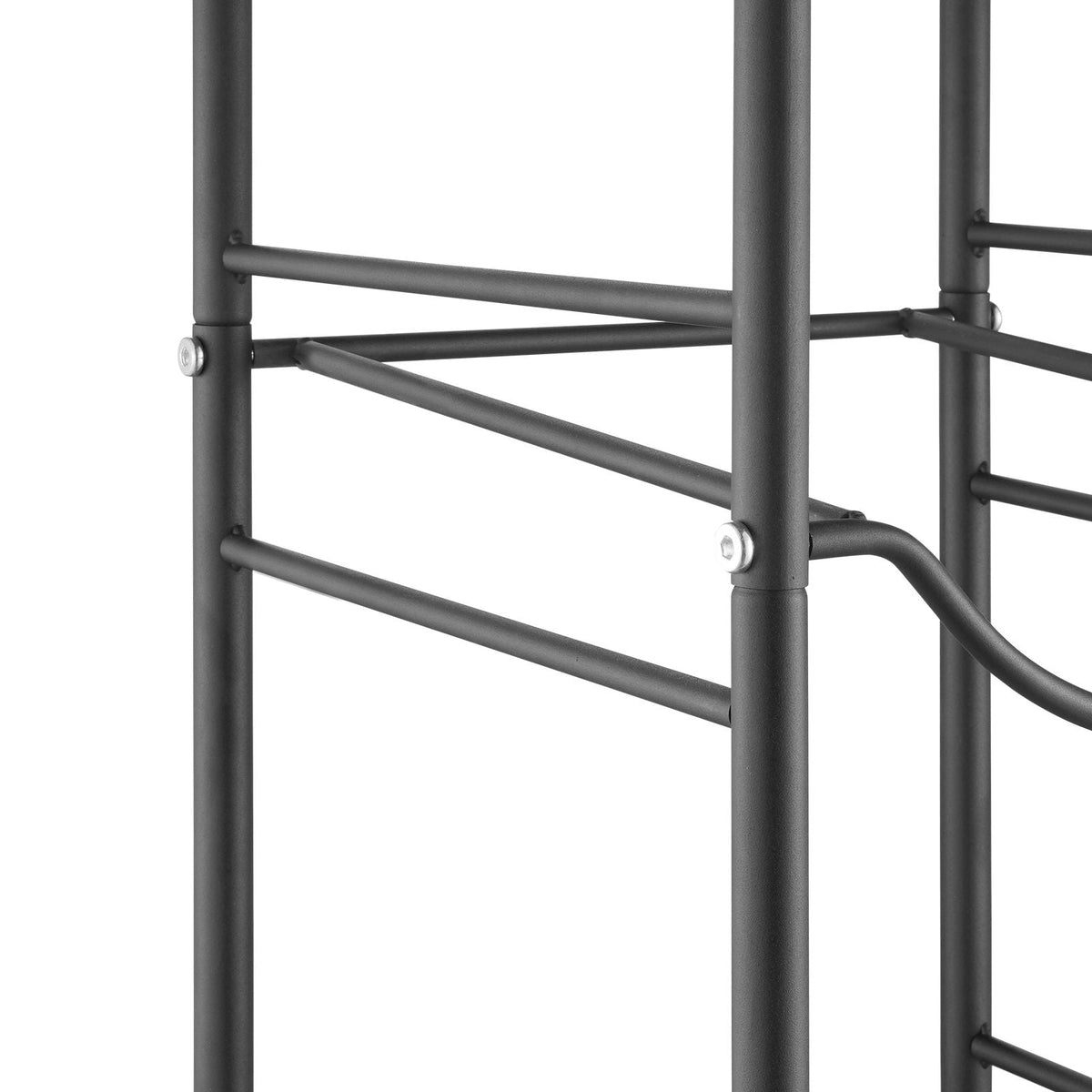 3 Tiers Water Jug Holder, 5 Gallon Water Bottle Holder, Single Row Water Bottle Rack for 3 Bottles, Heavy Duty Water Jug Rack for Kitchen, Office, Living Room, Black