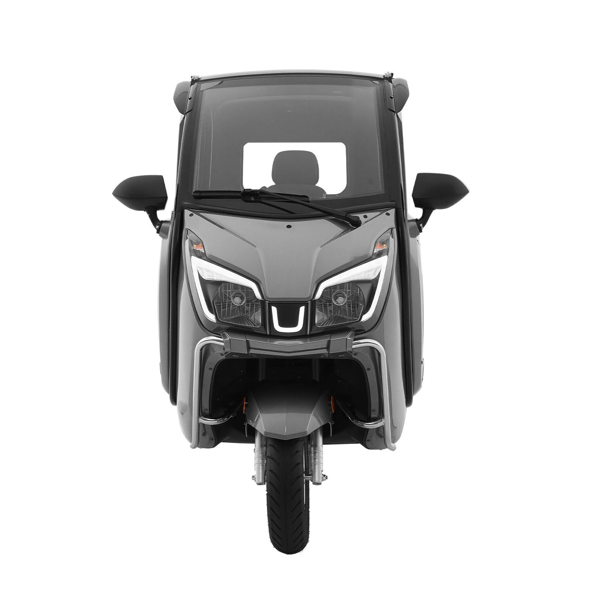 3-Wheel Enclosed Mobility Scooter for Seniors Adults, 650lbs Capacity, 3-Seater 1500W Electric Recreational Mobility Scooter 37 Miles Long Range, Remote Unlock, All-Terrain for Shopping Touring
