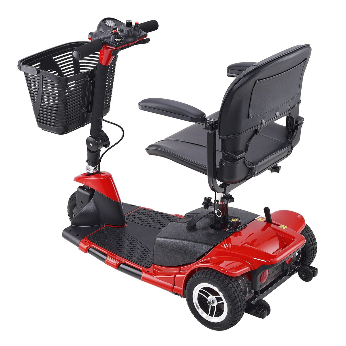 3 Wheel Folding Mobility Scooter for Adults & Seniors, Heavy-Duty Electric Powered Mobility Scooter & 12 Mile Long Range, All Terrain Travel Wheelchair with 9° Climbing Capacity, 265lb Capacity
