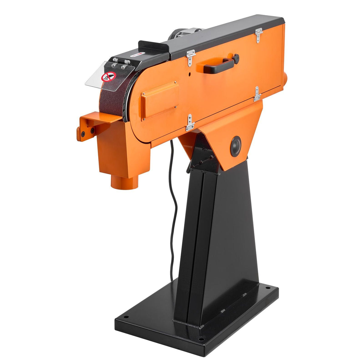 3" x 79" Belt Grinder Sander, 2200W 1000RPM Industrial-Grade Grinding Sanding Machine with 0° - 45° Adjustable Angle & Dust Collection Port for Professional Woodworking Metalworking, 230V