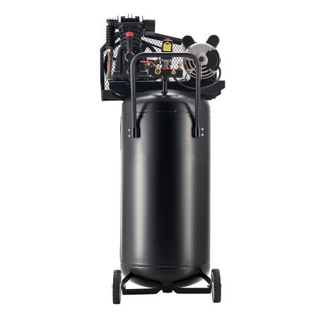 30-Gallon Air Compressor, 2HP 5.3SCFM at 90PSI, Max 125PSI Pressure Oil-Lubricated Air Compressor Tank, Portable on Wheels for Auto Repair, Tire Inflation, Spray Painting, Woodwork Nailing, 120V