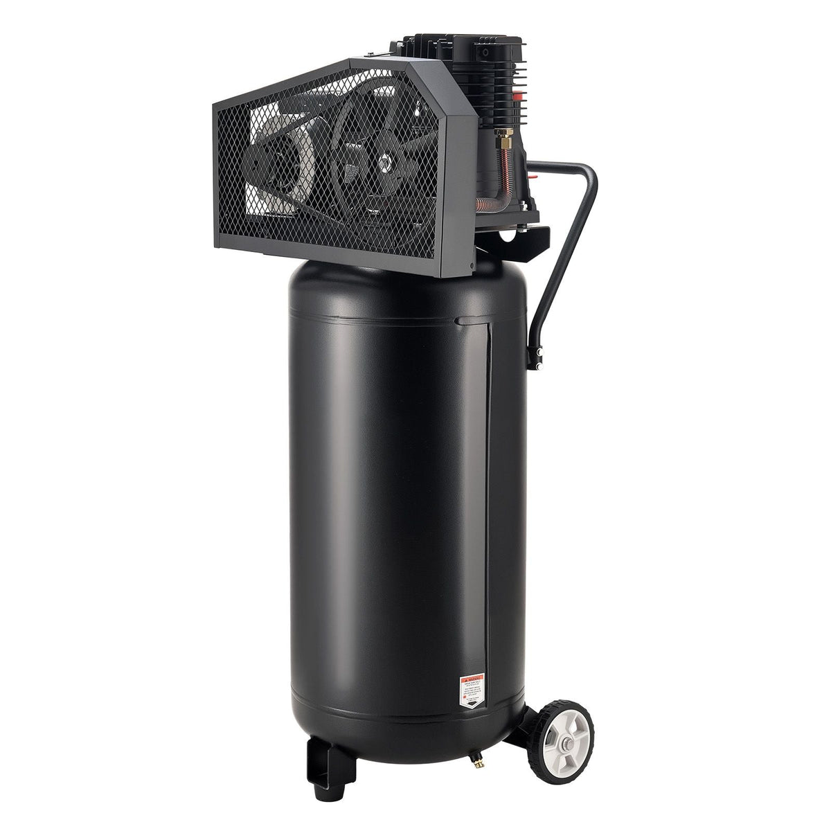 30-Gallon Air Compressor, 2HP 5.3SCFM at 90PSI, Max 125PSI Pressure Oil-Lubricated Air Compressor Tank, Portable on Wheels for Auto Repair, Tire Inflation, Spray Painting, Woodwork Nailing, 120V