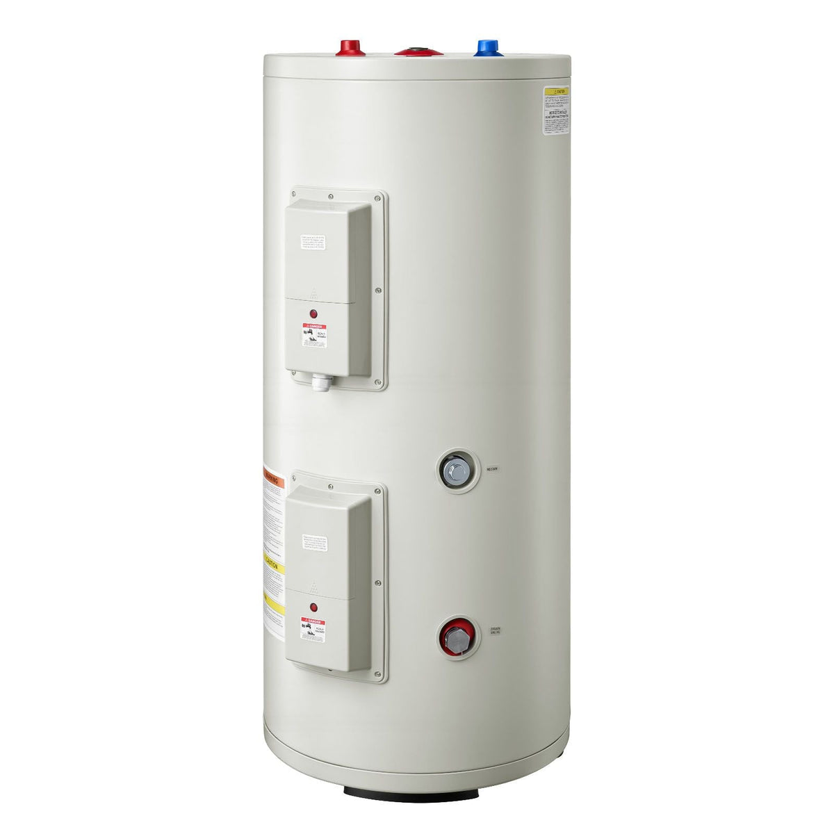 30 Gallon Electric Tank Water Heater, 5000W Point-of-Use Hot Water Heater with LED Display, Knob Control, Top Outlet, 240V with T&P Valve for Large Families, Small Commercial Spaces, Gray