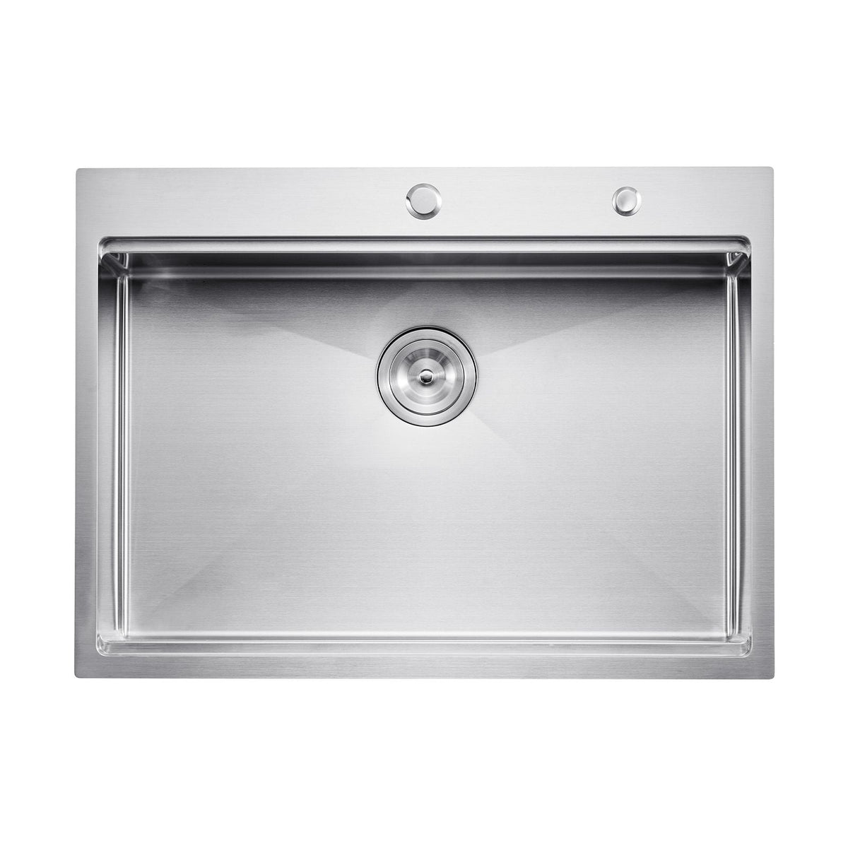 30 inch Kitchen Sink Workstation, 304 Stainless Steel Top Mount Sinks, Drop-In Single Bowl Farmhouse Basin with Ledge & Multiple Accessories, Household Dishwasher Sink for RV, Prep Kitchen, Bar