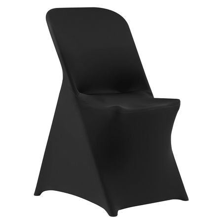 30 Pcs Black Chair Covers, Polyester Spandex Chair Cover, Stretch Slipcovers for Wedding Party Dining Banquet Flat-Front Chair Covers, Fits Chair Measures up to 18.11 x 19.69 x 33.86 inch