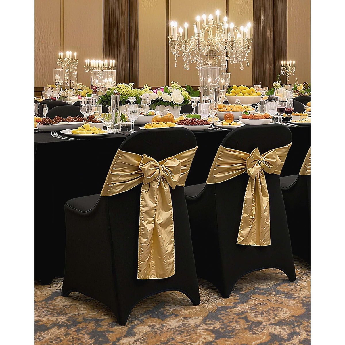 30 Pcs Black Chair Covers, Polyester Spandex Chair Cover, Stretch Slipcovers for Wedding Party Dining Banquet Flat-Front Chair Covers, Fits Chair Measures up to 18.11 x 19.69 x 33.86 inch