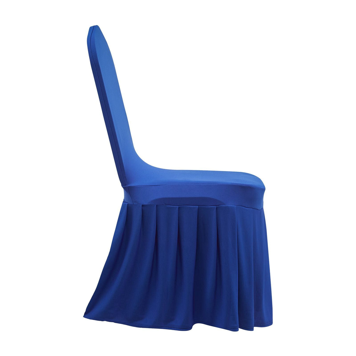 30 Pcs Blue Chair Covers, Polyester Spandex Chair Cover, Stretch Slipcovers for Wedding Party Dining Banquet Flat-Front Chair Covers, Fits Chair Measures up to 20.08 x 17.72 x 37.4 inch