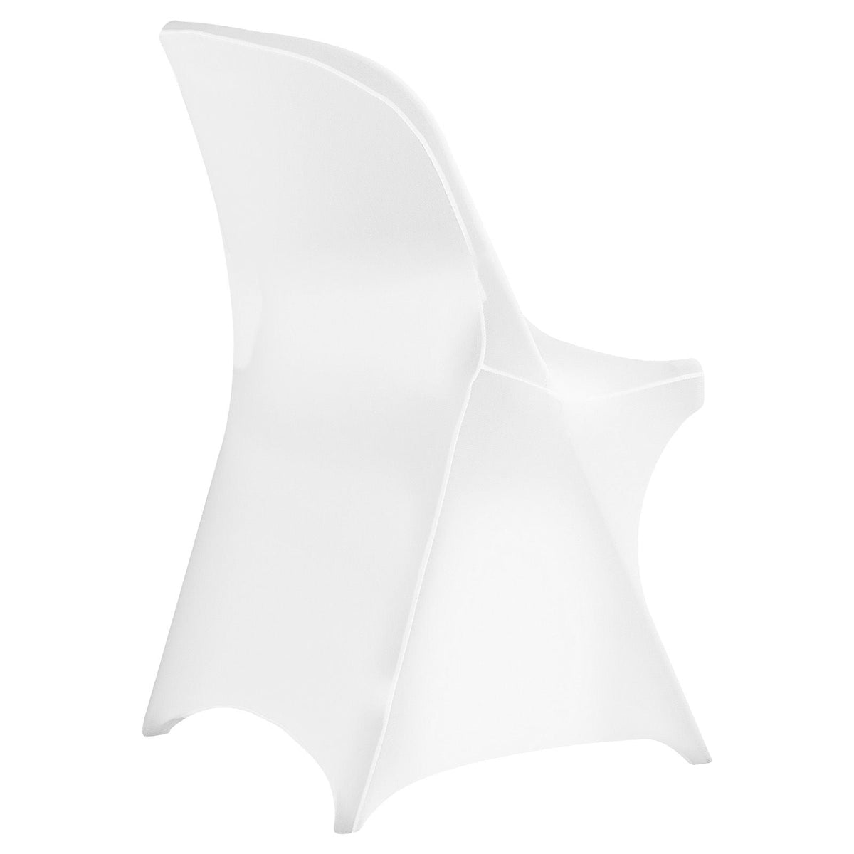 30 Pcs White Chair Covers, Polyester Spandex Chair Cover, Stretch Slipcovers for Wedding Party Dining Banquet Flat-Front Chair Covers, Fits Chair Measures up to 18.11 x 19.69 x 33.86 inch