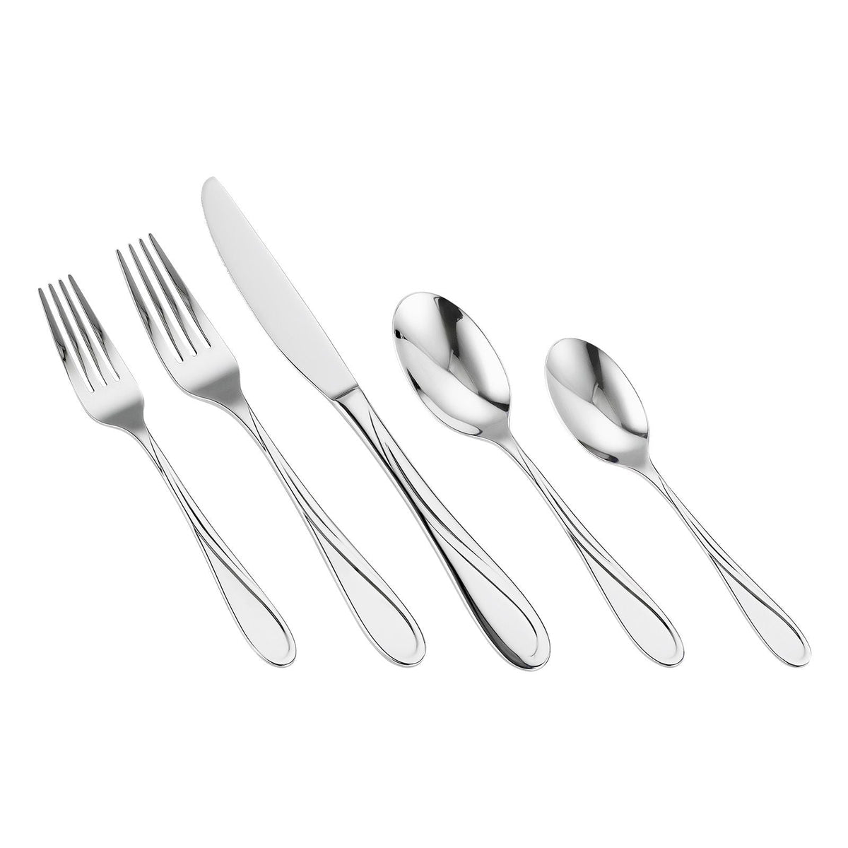 30-Piece Silverware Set, Food-Grade Stainless Steel Flatware Utensils, Mirror Finished Cutlery Set, Dishwasher Safe Eating Tableware for Kitchen Home, Service for 6, Include Knife Fork Spoon