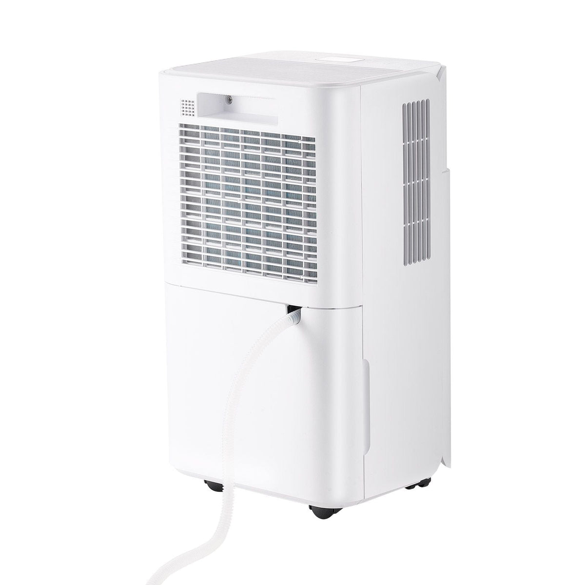 30 Pints Dehumidifier for Home & Basement, Drain Hose for Commercial & Industrial Use, Smart Humidity Control, Low Noise for Large Rooms, Warehouses, Bedrooms & Storage, Large Coverage,White