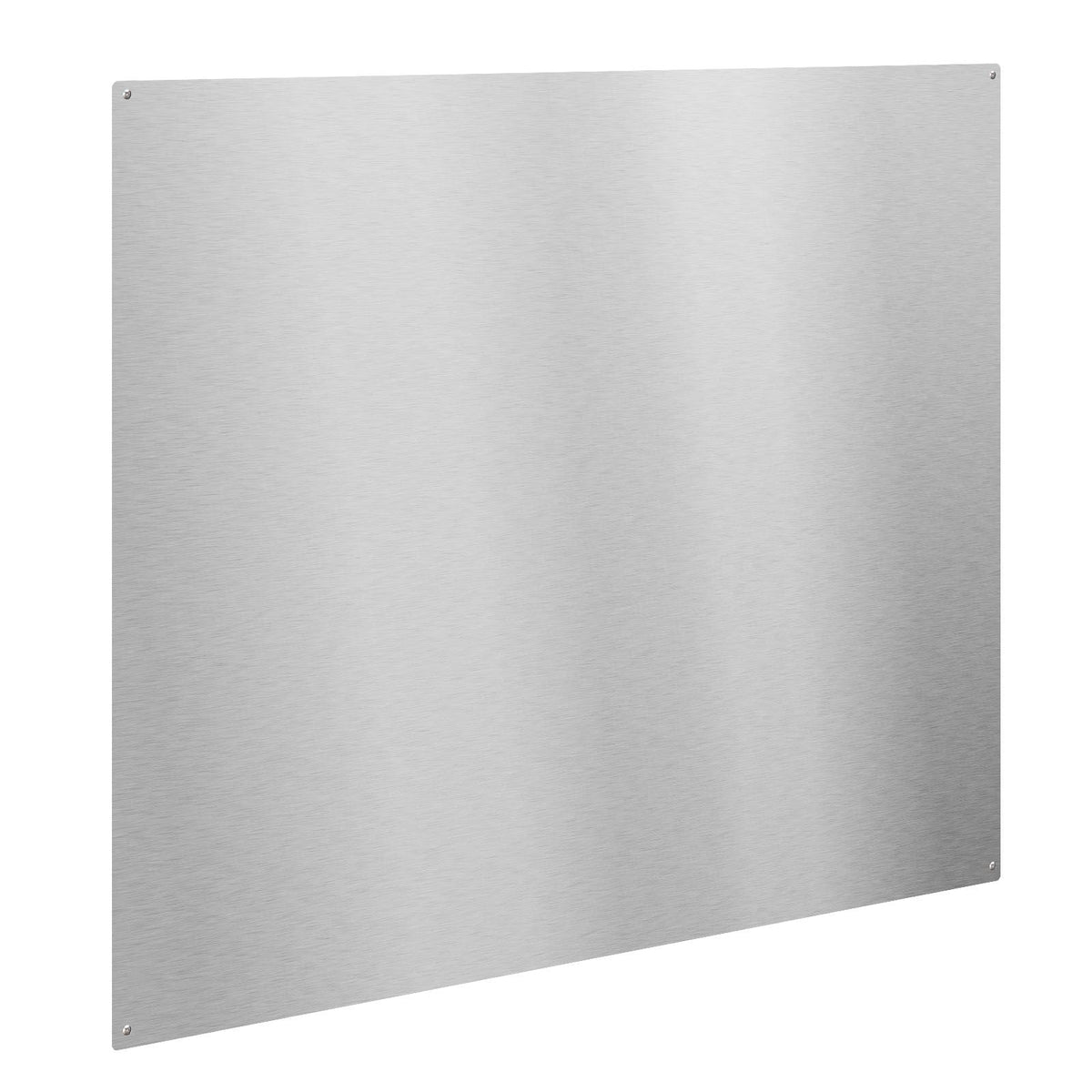 30" x 24" Stainless Steel Backsplash for Stove, Ultra Flat Splatter Guard, Wall Shield Range Hood Backsplash, Easy Clean Kitchen Wall Metal Panel, Pre-Drilled Holes for Easy Installation, Silver