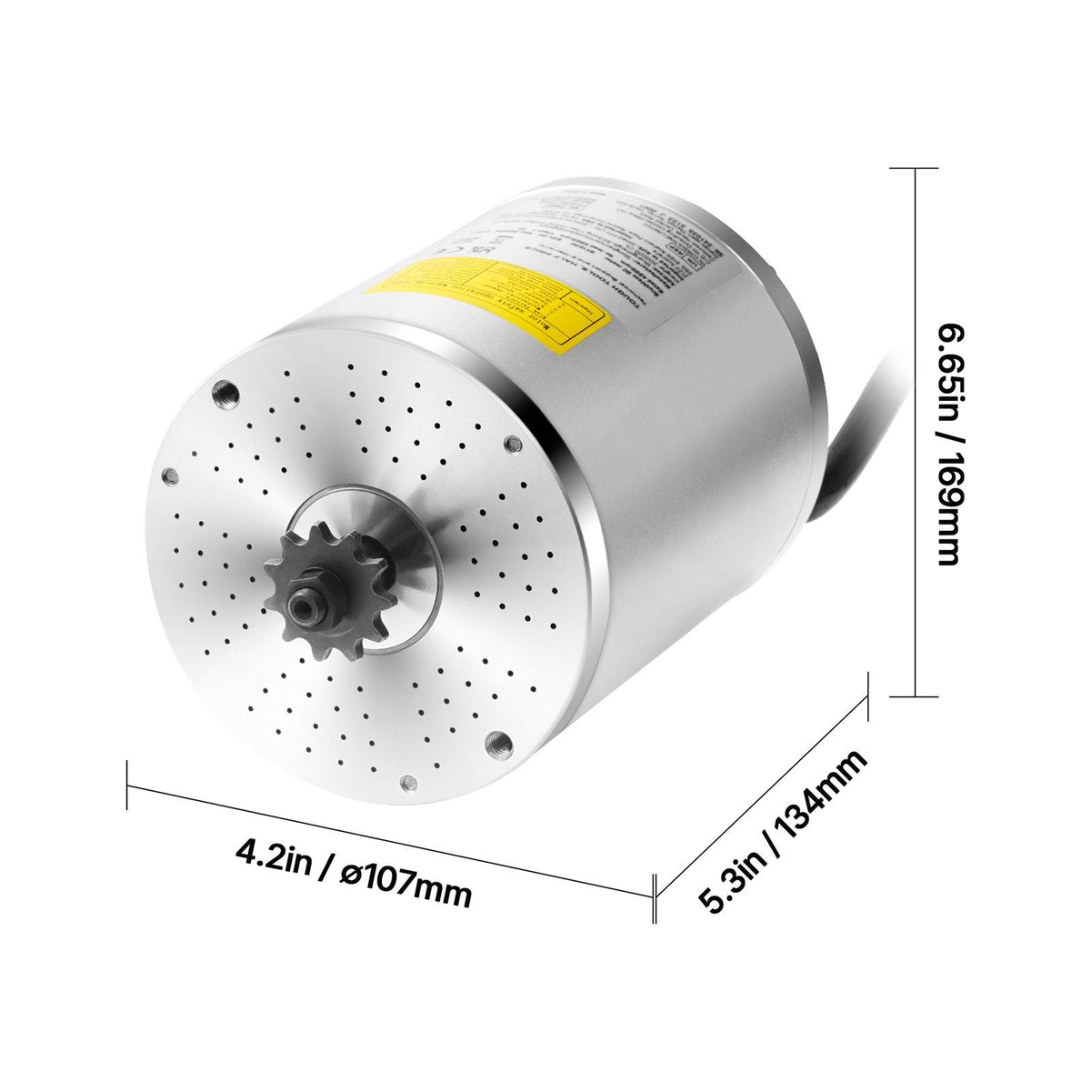 3000W Electric Brushless DC Motor, 60V 4800rpm Go Kart Electric Motor, Electric Dirt Bike Motor Engine for E-Bike Motorcycle Scooter DIY