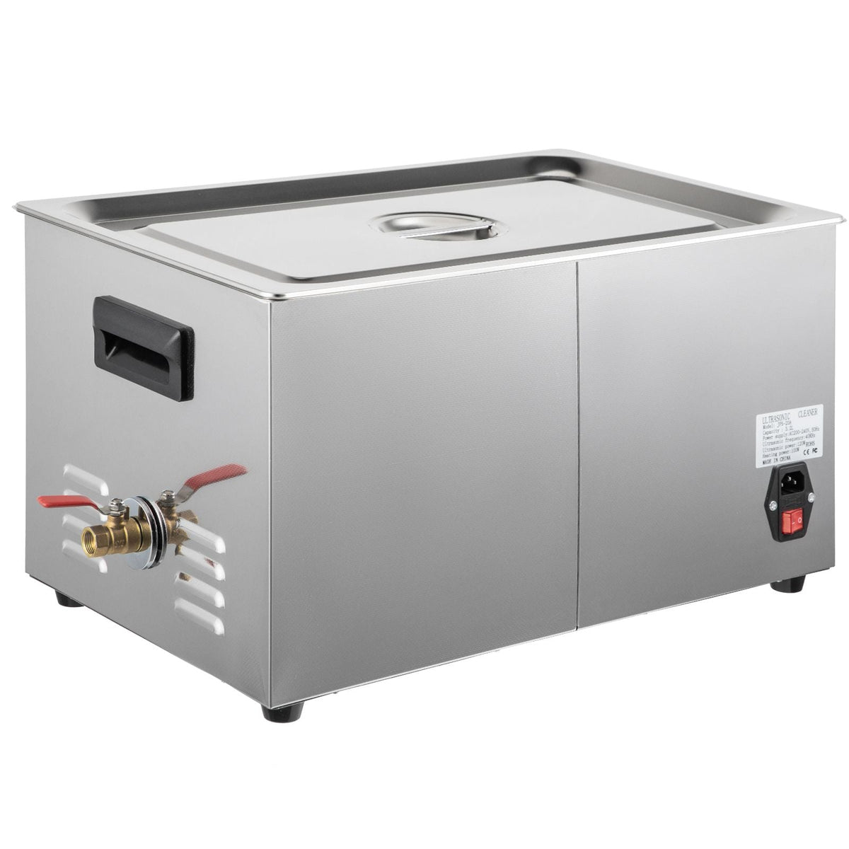 30L Ultrasonic Cleaner 28/40khz Dual Frequency Professional Ultrasonic Parts Cleaner with Heater Timer for Parts Dental Instruments Cleaning