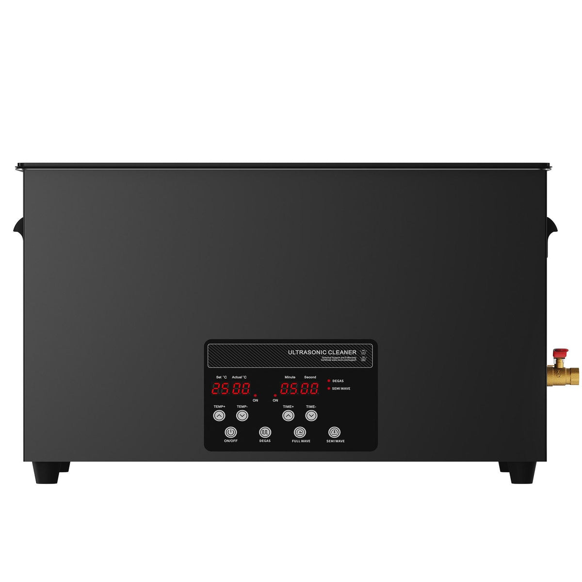 30L Ultrasonic Cleaner, 600W Digital Ultrasonic Cleaning Machine with Upgraded Degassing and Gentle Mode, 40kHz Industrial Ultrasound Cleaner with Timer and Heater for Retainer Jewelry Tools