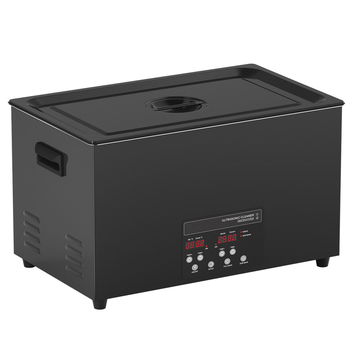 30L Ultrasonic Cleaner, 600W Digital Ultrasonic Cleaning Machine with Upgraded Degassing and Gentle Mode, 40kHz Industrial Ultrasound Cleaner with Timer and Heater for Retainer Jewelry Tools