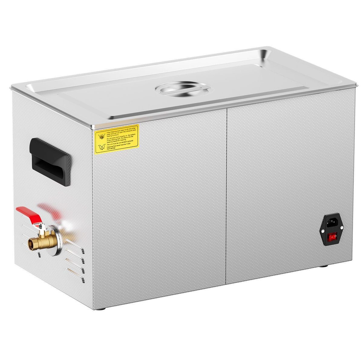 30L Ultrasonic Cleaner with Heater Timer & Basket, Professional Digital Sonic Cavitation Machine, 360W Cleaning Machine for Lab Tools, Metal Parts, Carburetor, Brass, Auto Parts, Engine Parts