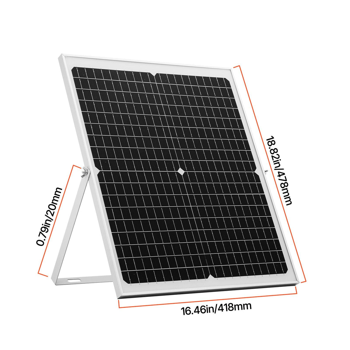 30W 12V Solar Panel Battery Charger, Solar Battery Trickle Charger Maintainer with Intelligent MPPT Controller & Adjustable Mount Bracket, IP67 Waterproof for Car Boat RV Motorcycle Trailer