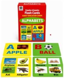 Alphabet Flash Cards for Toddlers | Award-Winning | ABC Flashcards for Baby & Kids|ABC Cards Kindergarten || Large A-Z Learning Letter Animal Color Flashcard for Ages 1-6