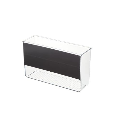 iDesign Magnetic Large Clear Plastic Organizer Bins for Laundry Room Storage - size: Large, style: Pack of 1