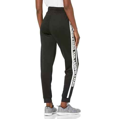 Karl Lagerfeld Paris Womens Block Letter Logo Jogger