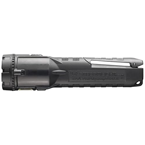 Streamlight 68752 Dualie 3AA 140-Lumen Intrinsically Safe Industrial Flashlight with Spot/Flood and 3 "AA Alkaline Batteries, Black