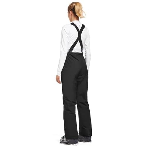 baleaf Women's Insulated Waterproof Ski Bib Overalls Snow Windproof Snowboarding Pant