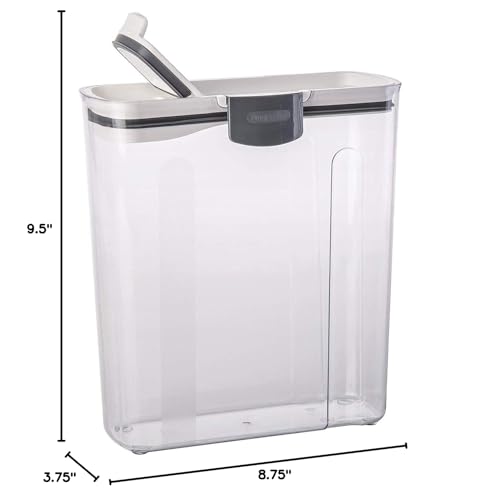 ProKeeper Cereal Keeper, 3-Quart, Airtight Seal, BPA-Free Plastic Storage Container (Pack of 2) - size: 1 Piece (Pack of 2)