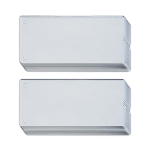 BLUE GINKGO 16 Dividers - Compatible with Medium 16-Drawer Storage Cabinet (16-Pack) - Clear - color: Clear, size: 16 Drawer