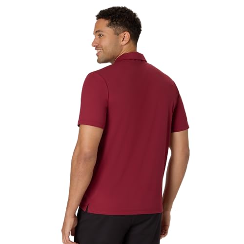 Hanes Moves Performance, Short Sleeve Polo Shirt for Men, Moisture-Wicking