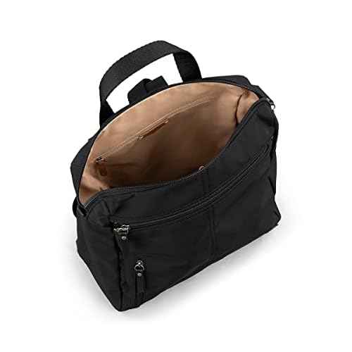 the sak Women's Esperato Recycled Nylon Backpack, Black II, One Size