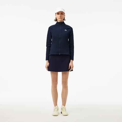 Lacoste Women's Sport Slim Fit Zip-up Golf Layering Jacket