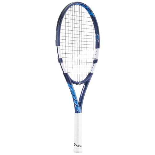 Babolat, Tennis Racket Drive Junior, One Size, Blue/Red, Graphite and Aluminium Composite Frame, Lightweight 230g, Ideal for Young Players 9-11 Years