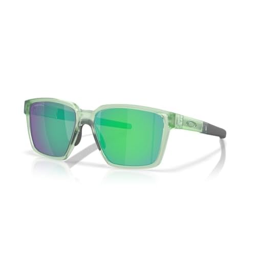Oakley OO9430 Actuator Square Rectangular Sunglasses, Matte Transparent Jade/Prizm Jade, 57 mm